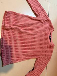 Chic Textured Pink Top