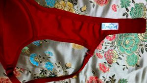 Vibrant Red Bra