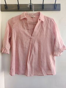 AND Pink Striped Top