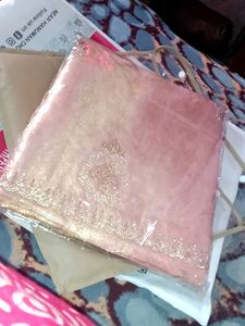 Elegant Peach color Saree