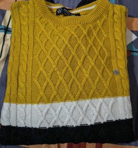 Mustard Knitted Sweater