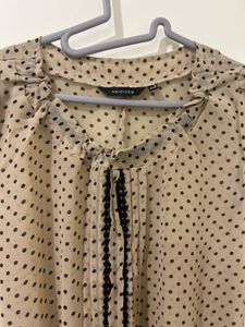 Chic Polka Dot Top