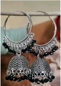 Fancy Jhumkis For Girls and Womens Black Colour...