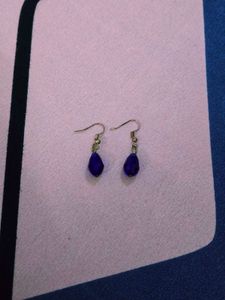Bohemian Blue Beaded Necklace &amp; Earrings Set