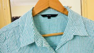 Striped Button-Up Shirt