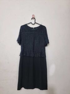 Lace Peplum Dress (Imported)