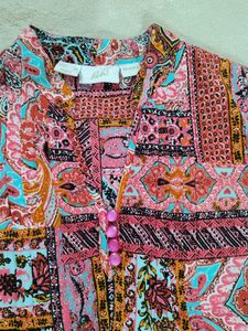 Vibrant Paisley Print Tunic