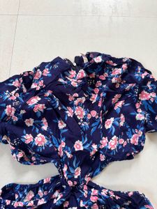 Chic Floral Cut-Out Maxi Dress
