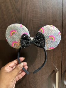 cute Rainbow Ears Headband Hair Clip