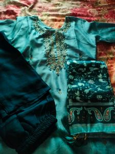 Elegant Embroidered Kurta Set
