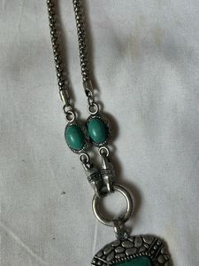 Boho Turquoise Pendant Necklace