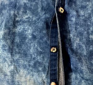 Men's Washed Denim Shirt