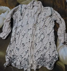 Boho Floral Print Kurta