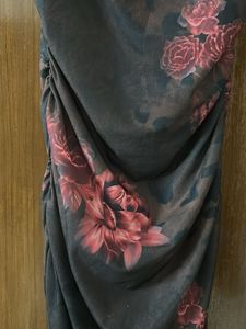 Elegant Floral Print Maxi Dress