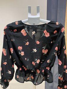 Floral Print Long Sleeve Top