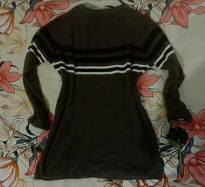y2k striped knit sweater