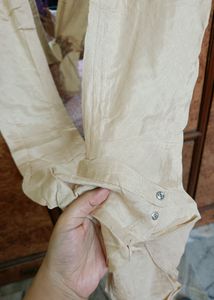 Unused Moti/off white colour Anarkali suit