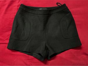 Chic Black High-Waisted Shorts