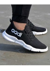 Aadi Black Casual Sneakers