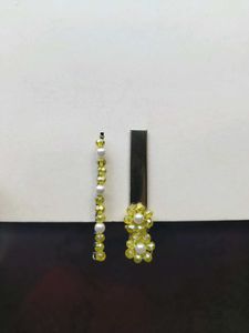Beaded Hair Clips
