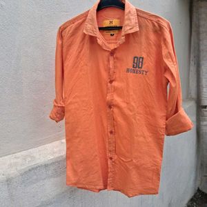 Vibrant  Button-Up Shirt M