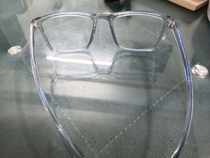 Stylish Blue Transparent Eyeglasses
