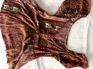 Boho Print Off-Shoulder Top