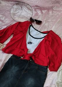 Y2k Red Shrug🍒