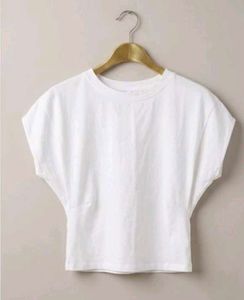 White Dolman Sleeve Top