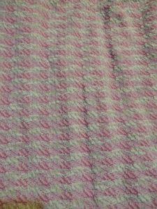 Pink &amp; White Textured Maxi Skirt