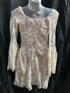 Elegant Lace Mini Dress