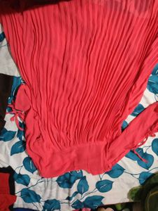Chic Pink Pleated Mini Dress