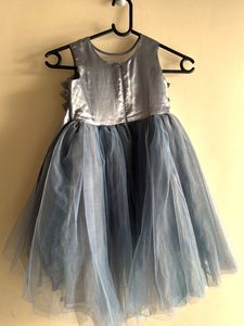 Elegant Blue Tulle Dress