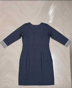 women elegant Grey Kurta