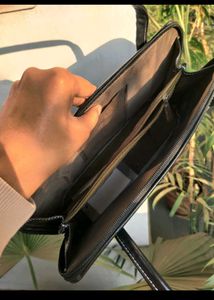 Stylish Black Tote Bag