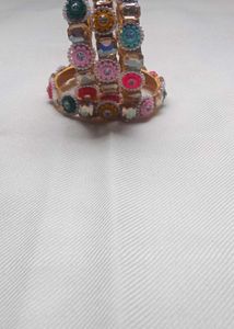Colorful Ethnic Bangles Set✨🌈