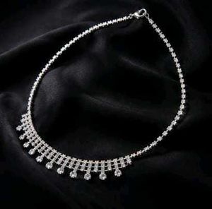 ✨Rhinestone fringe Necklace