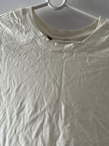 Cream Fringe T-Shirt