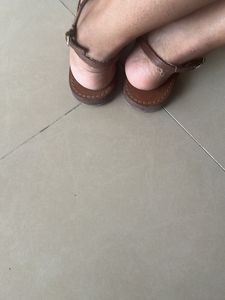 Brown Leather Strappy Sandals