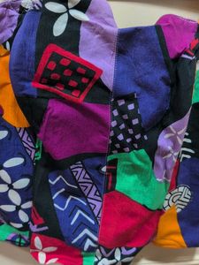 Unique Patchwork Corset Top