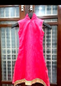 Stunning Pink Embroidered Kurta Set