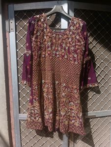 It's Very Beautiful Vine Colour Lahanga Choli With