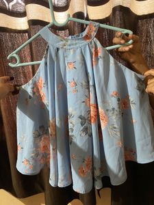 Light Blue Floral top