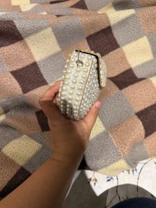 Elegant Beaded Clutch Bag