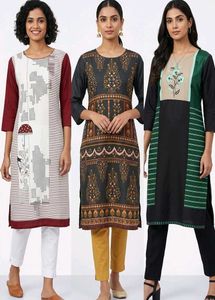 3 conbo Women Vastram Kurtis