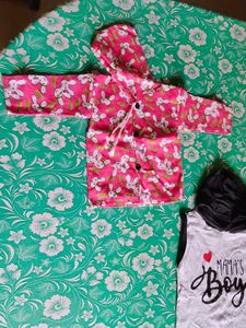 Cute Bunny Print Baby Hoodie