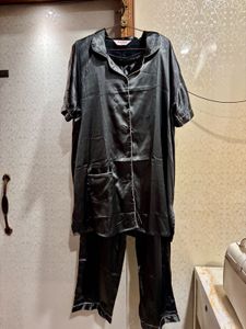 Elegant Satin Pajama Set