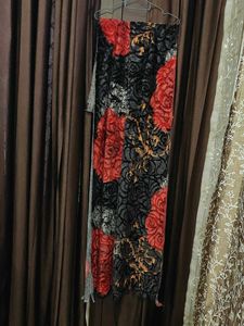 Floral Print Scarf