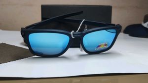 Polarized Sunglasses with Blue Lenses