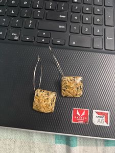 handmade resin earrings